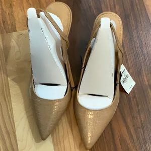 Express sling back heels